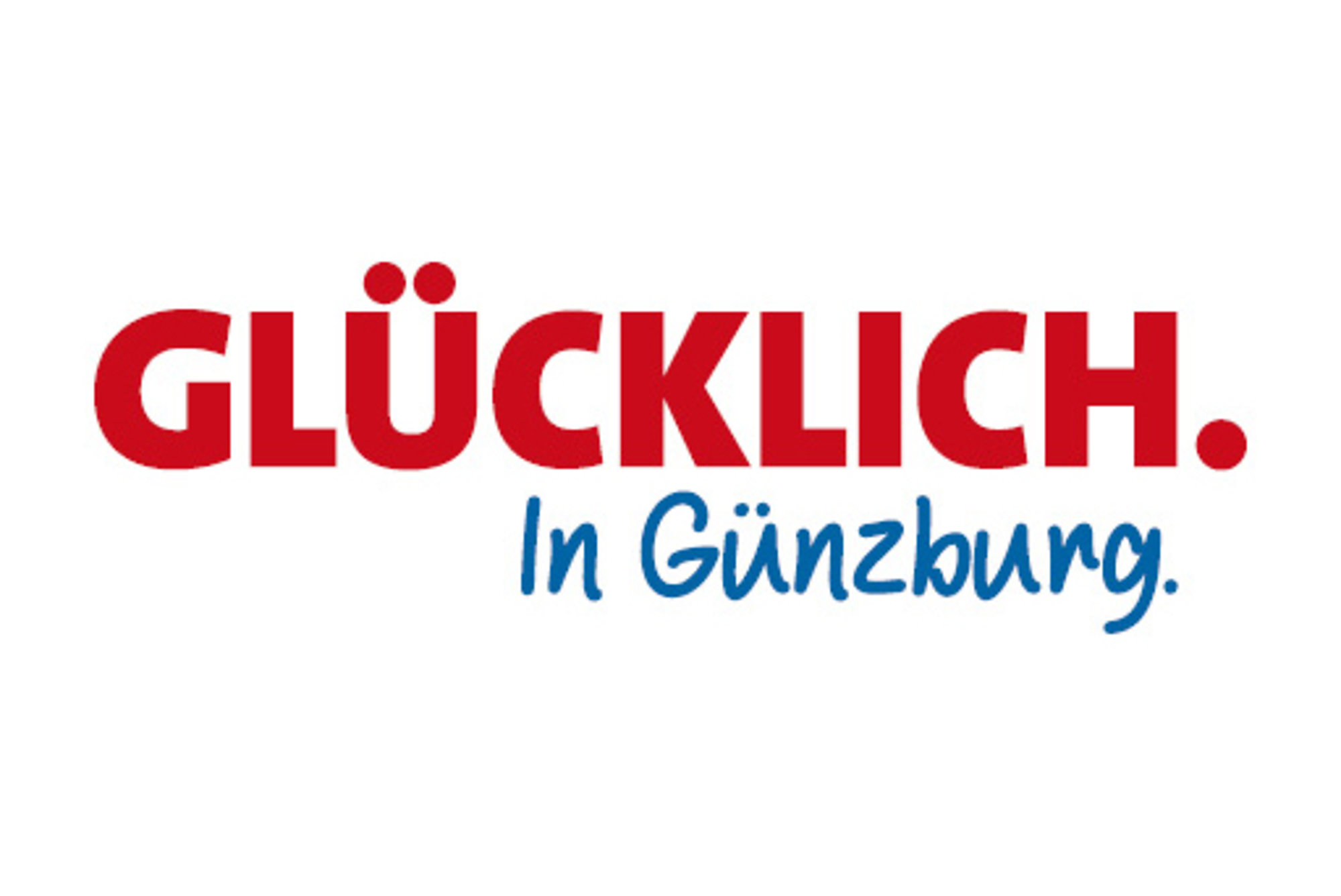 Logo: Glücklich. In Günzburg. Stadt Günzburg