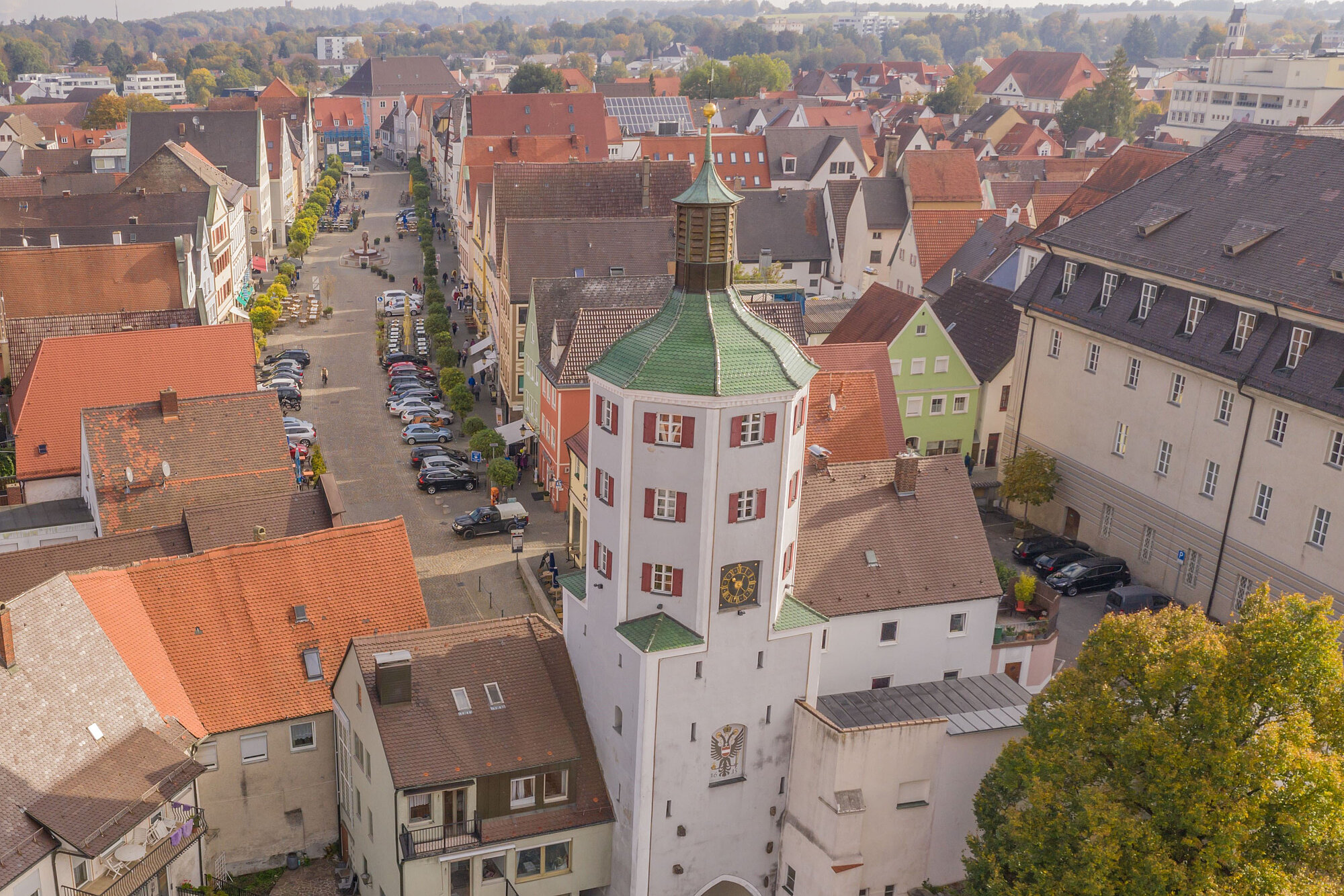 Grüne Dächer. Foto: Philipp Röger für die Stadt Günzburg