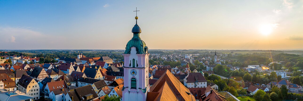 Lieblingsplatz Frauenkirche. Foto: Philipp Röger für die Stadt Günzburg