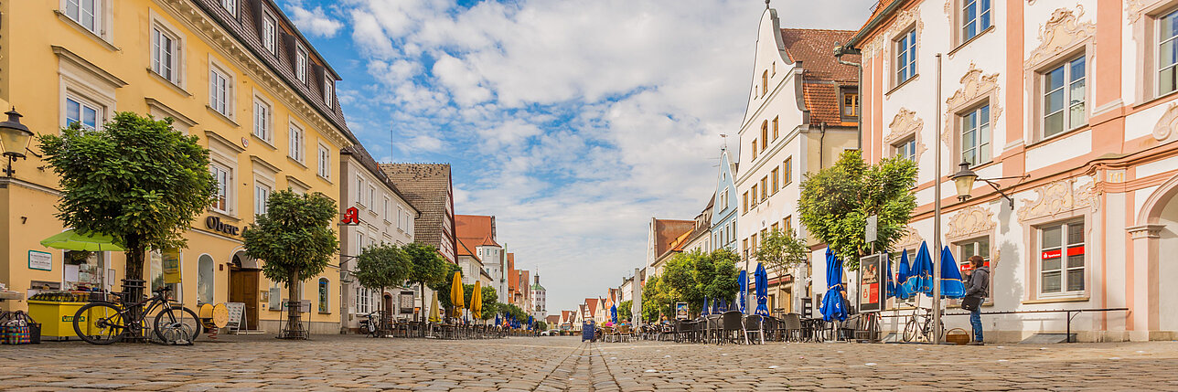 Marktplatz. Foto: Philipp Röger für die Stadt Günzburg