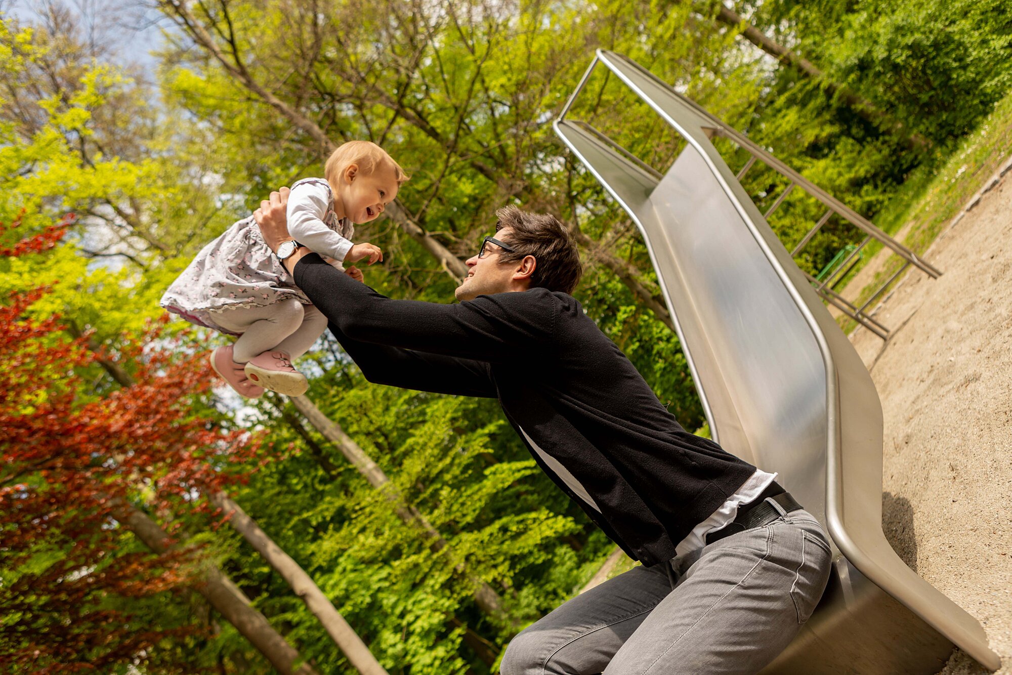 Playgrounds in the park. Photo: Philipp Röger für die Stadt Günzburg