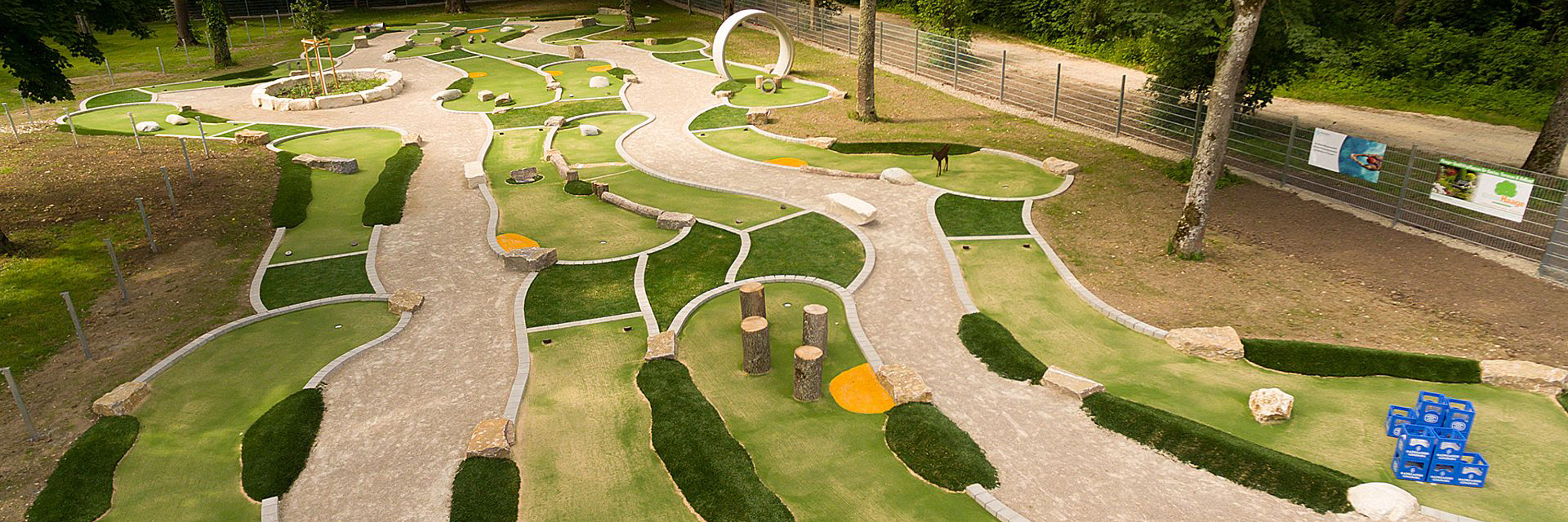 Minigolf in Günzburg. Foto: Philipp Röger für die Stadt Günzburg