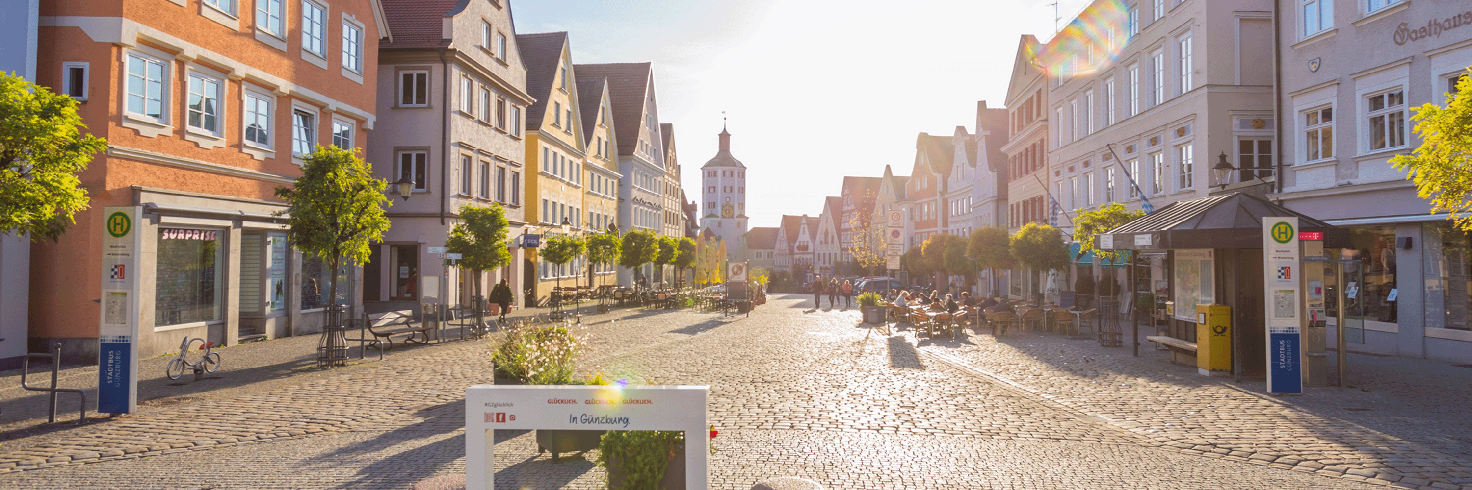 Marketplace in Günzburg. Photo: Philipp Röger für die Stadt Günzburg