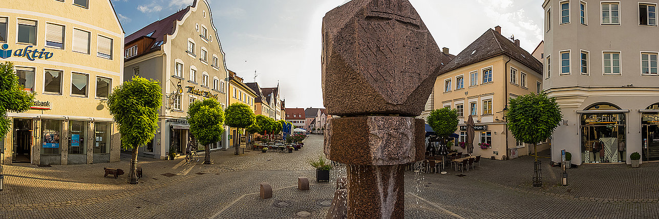 Markbrunnen. Foto: Philipp Röger für die Stadt Günzburg