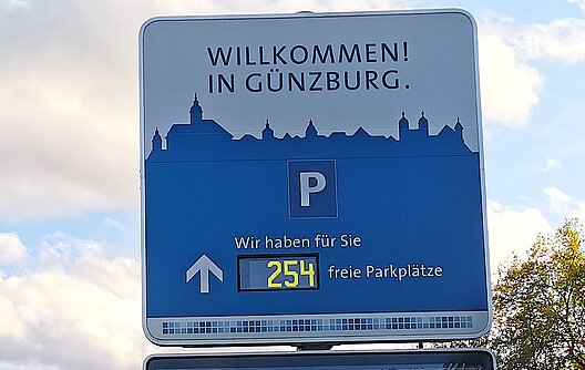 Parkplätze in Günzburg. Foto: Anja Hauke/Stadt Günzburg