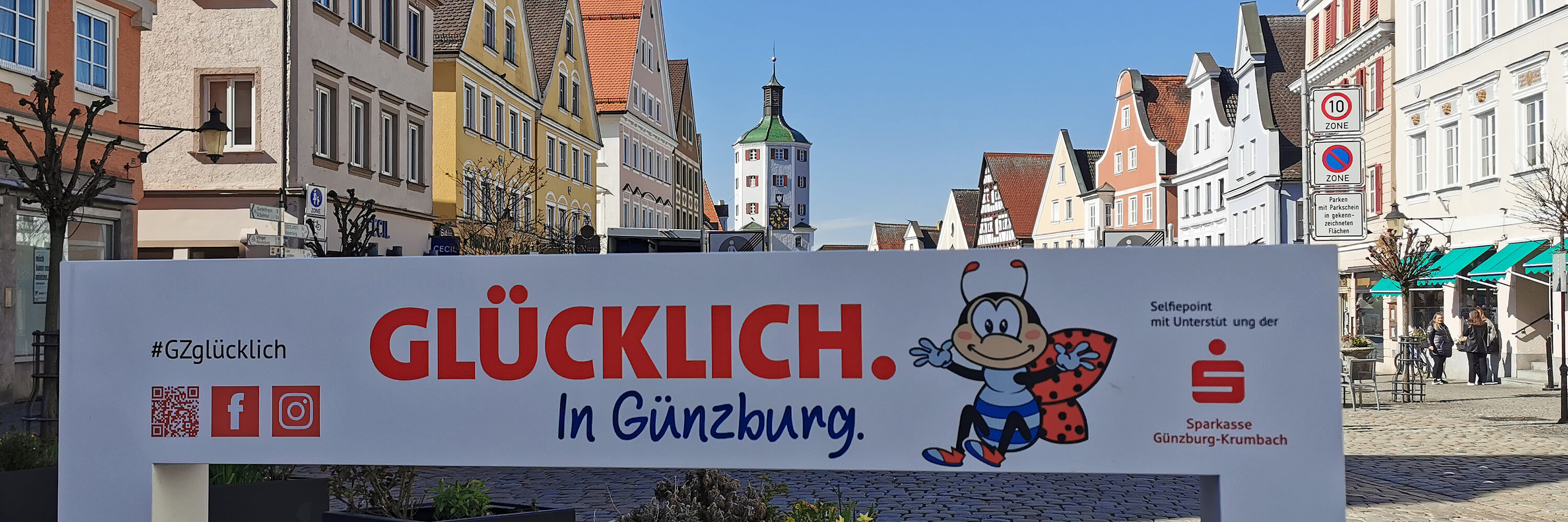 Foto- und Selfiepoint Marktplatz Günzburg