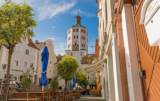 Stadtturm Günzburg, Weißwurstfrühstück, historisches Gebäude, Sehenswürdigkeit