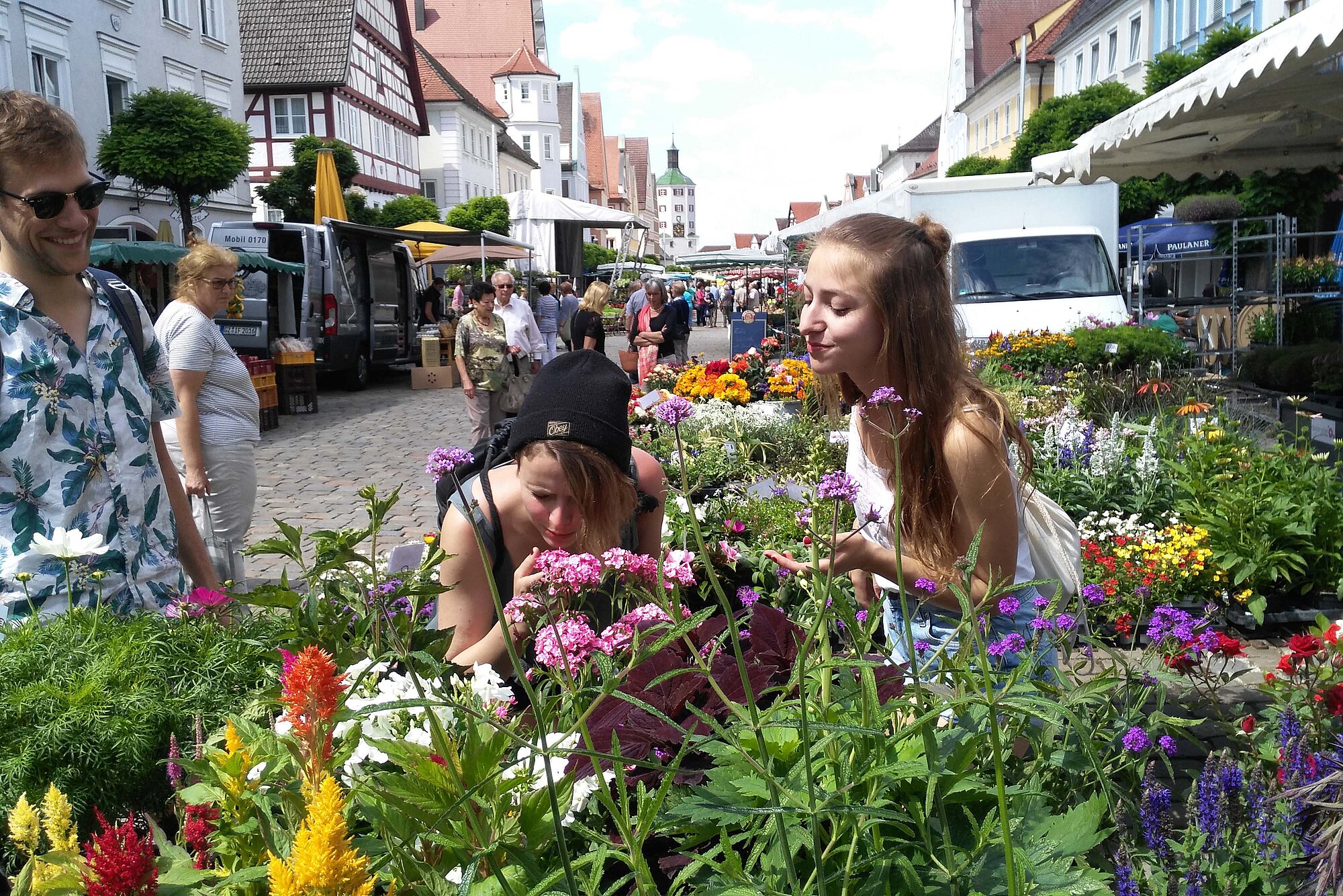 Tuesday is market day. Photo: Anja Hauke/Stadt Günzburg