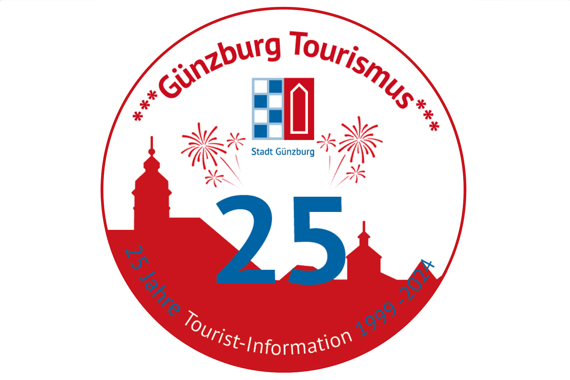 25 Jahre Tourist-Information. Graphik: Anja Hauke/Stadt Günzburg